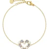 Affinity Pearl Heart Bracelet Gold