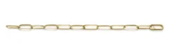 Armband 18k oval ögla romb