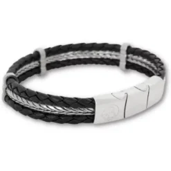Billgren bracelet Black/steel