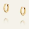 Classic Gold Hoops Medium