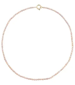 Collier Pearl Necklace Pink Gold