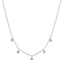 Dew Drop Necklace Multi Steel