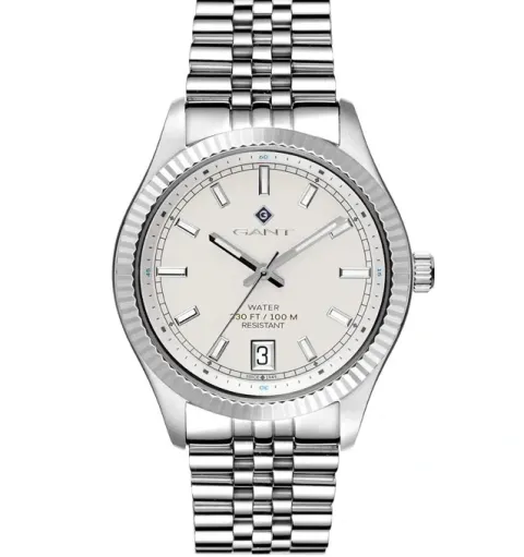 GANT Time Sussex 44 white-metal