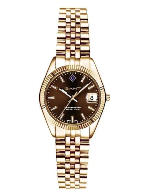 GANT Time Sussex mini gold brown-metal