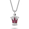 Halsband lila prinsesskrona