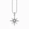 Halsband med stjärna silver