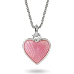 Halsband rosa hjärta