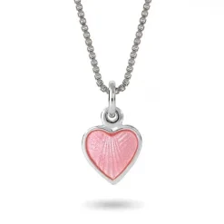 Halsband rosa hjärta