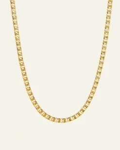 Infinity gold necklace