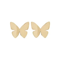 Papillon Studs Gold
