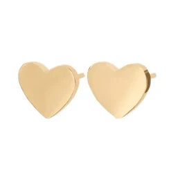 Pure Heart Studs Gold