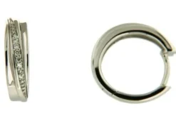 Örhänge 18k guld 0,08ct w/si
