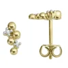 Örhänge 18k guld 0,03ct w/si