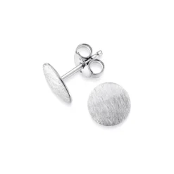 Örhänge 925silver knapp 9mm