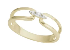 Ring 18k guld med Cz