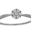 Ring 18k vitguld med cz