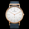 Ryolit 40White Deluxe Rose Gold- Ocean Blue Leather