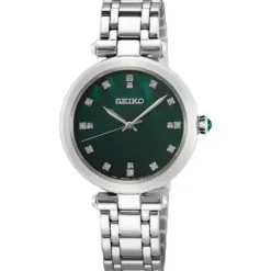 SEIKO ladies diamond 5 bar sapphire crystal