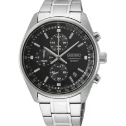 SEIKO Mens chronograph 10bar Hardlex crystal