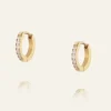 Shiny Gold Hoops Medium
