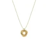 Sunset Orbit Necklace Gold