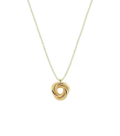 Sunset Orbit Necklace Gold