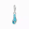 Thomas Sabo charm blå flipflop med stenar