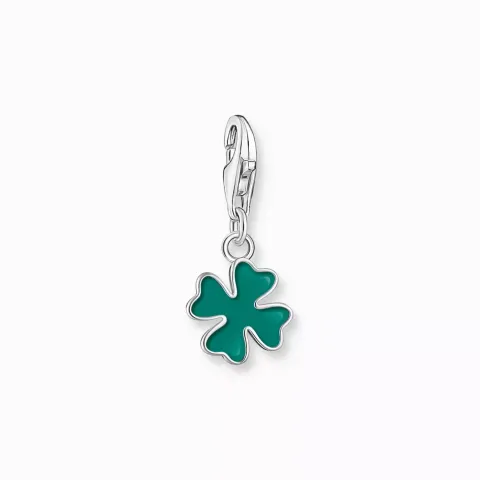 Thomas Sabo charm grön fyrklöver