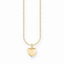 Thomas Sabo gold plated necklace heart