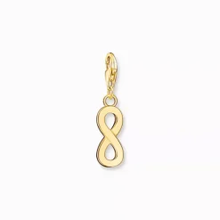 Thomas Sabo guldpläterad charm evighetstecken