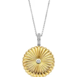 TI SENTO Halsband medaljong 925s
