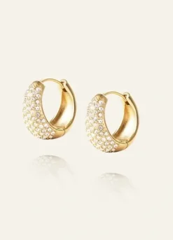 Treasure Hoops Medium Gold