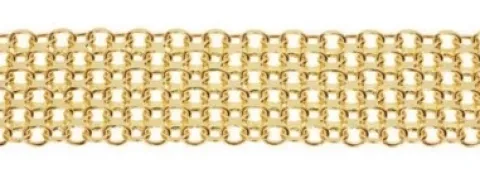 X-länk armband 5-radig